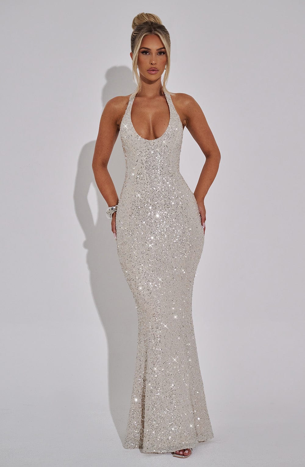 Belavie Odettella Maxi Dress - Champagne