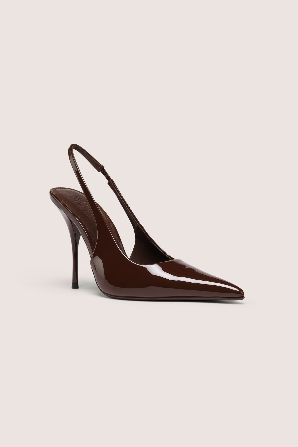 Belavie Octavye Sling-Back Heels in Chocolate Brown