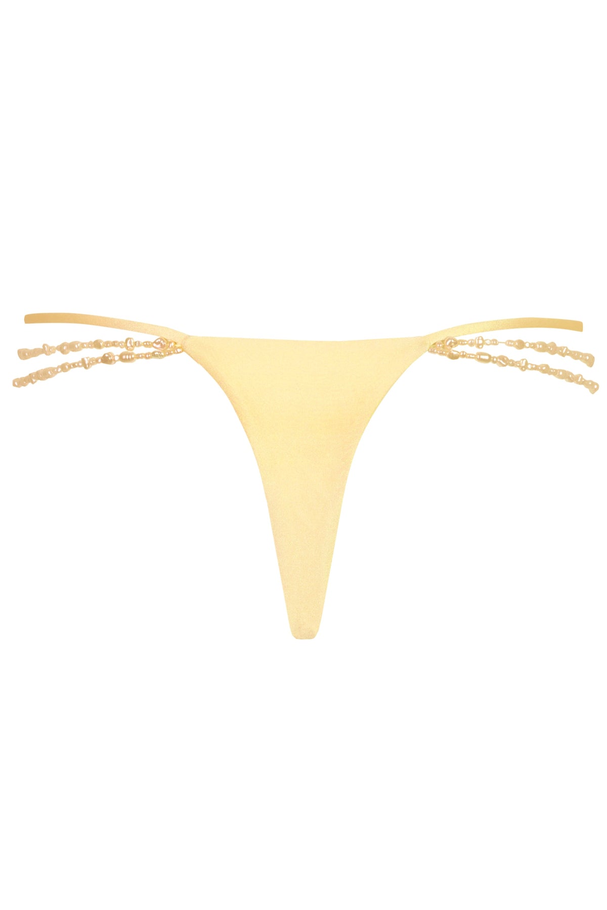 Belavie Litie Multi-Strap Cheeky Bikini Bottoms in Lemon