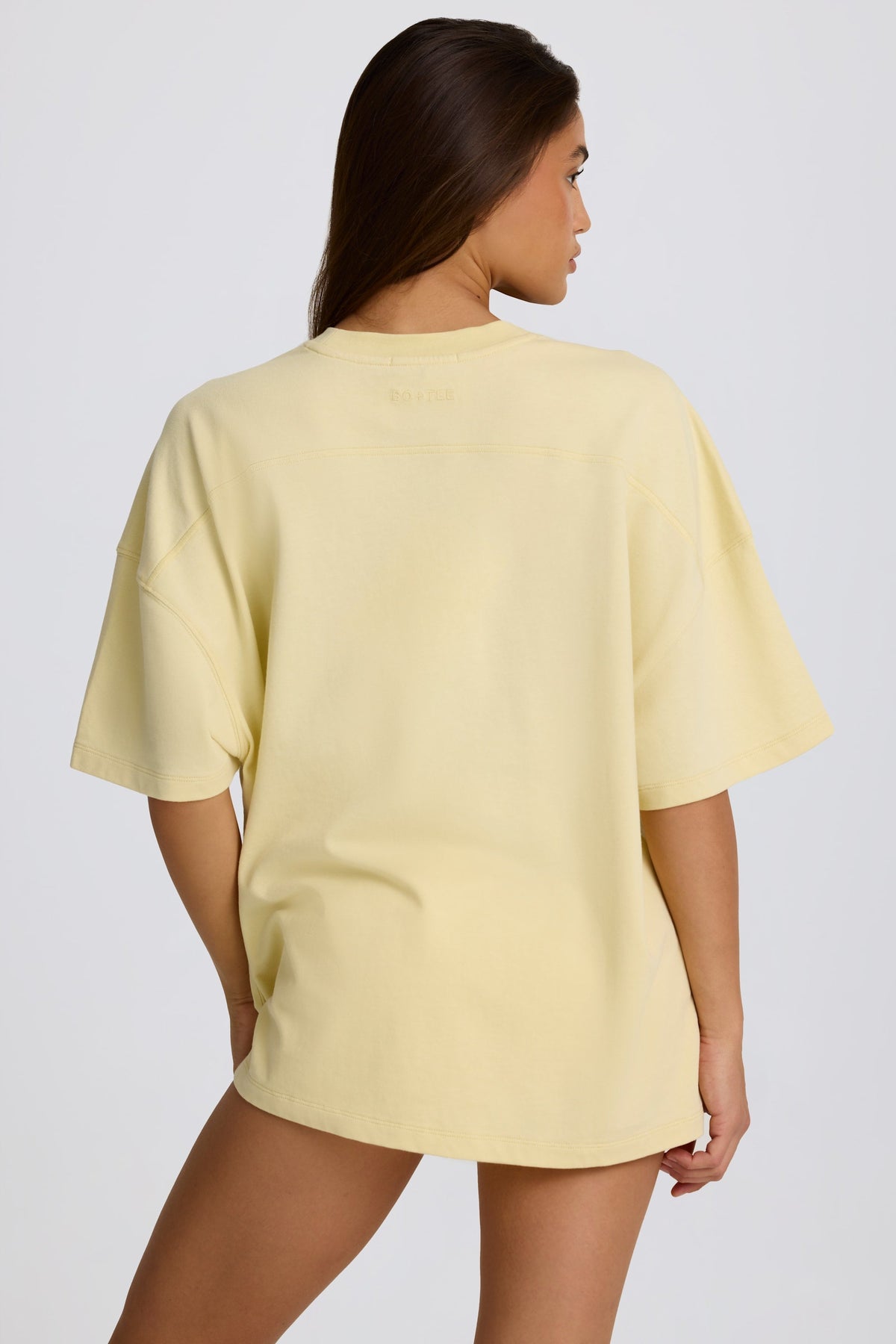 Belavie Oversized Graphic T-Shirt in Lemon