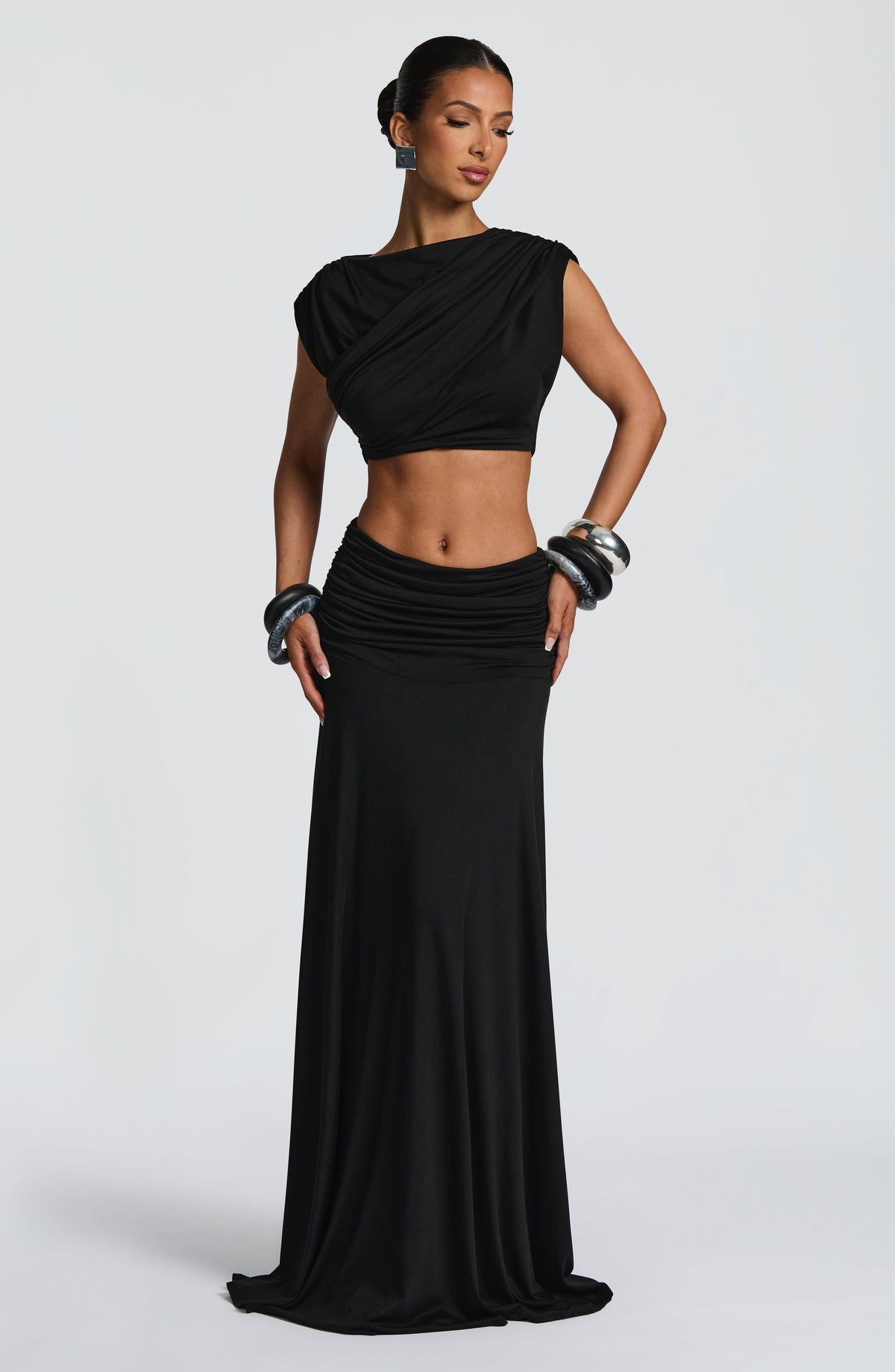 Belavie Paigella Maxi Skirt - Black
