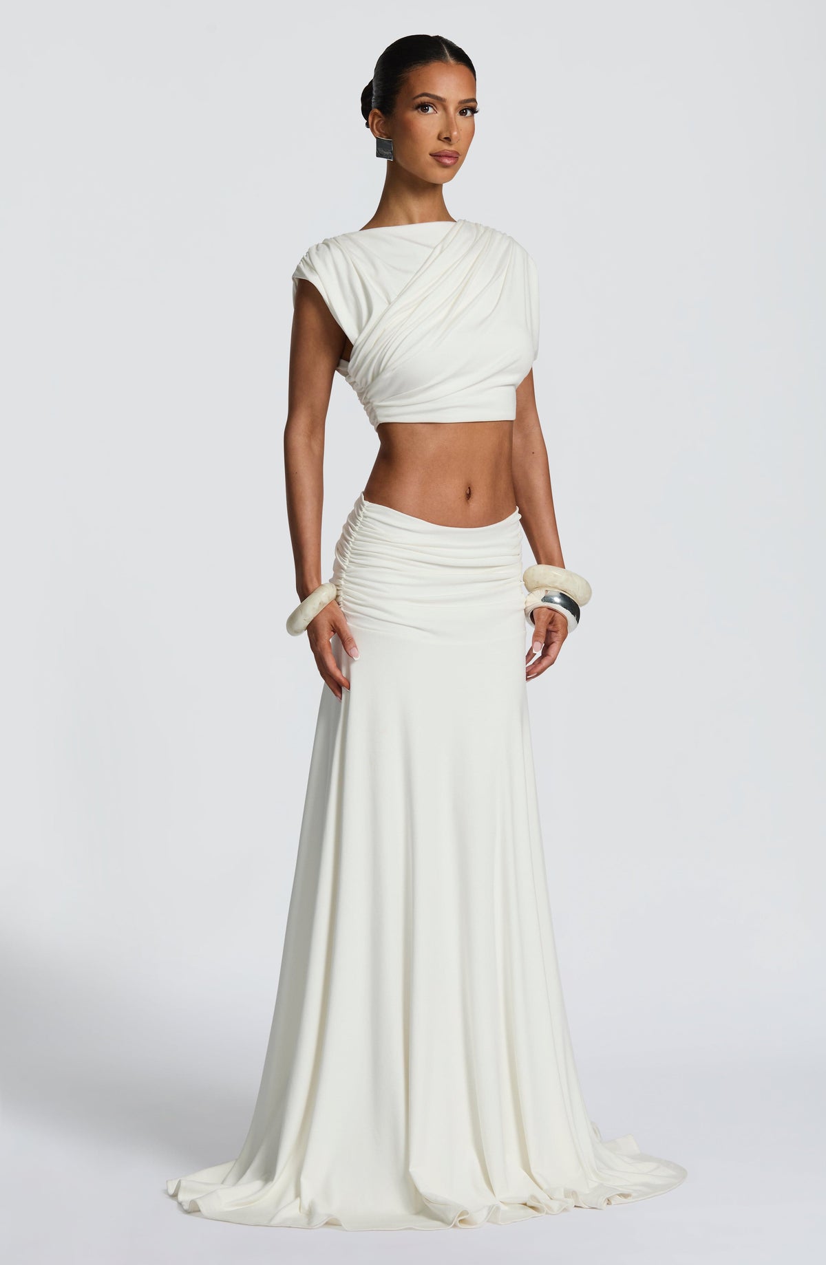 Belavie Paigella Maxi Skirt - Ivory