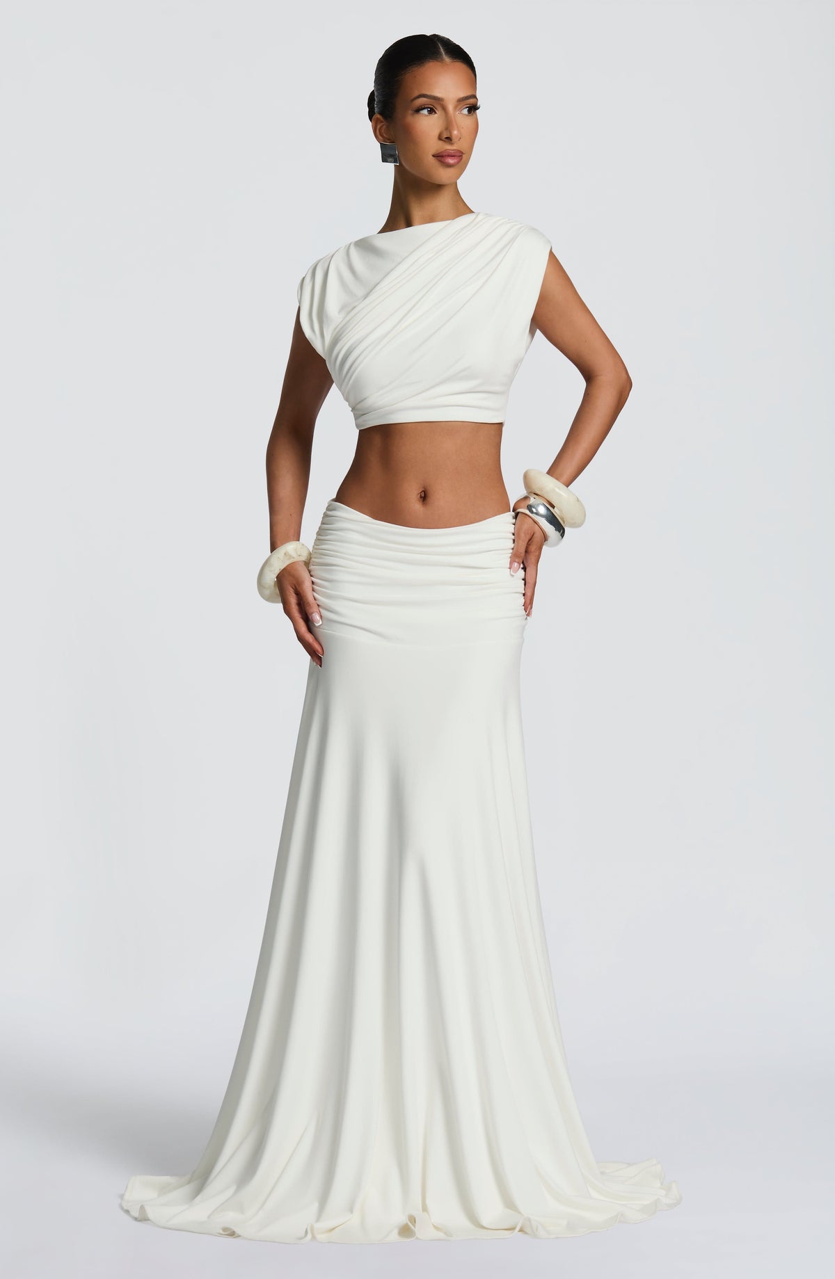 Belavie Paigella Maxi Skirt - Ivory
