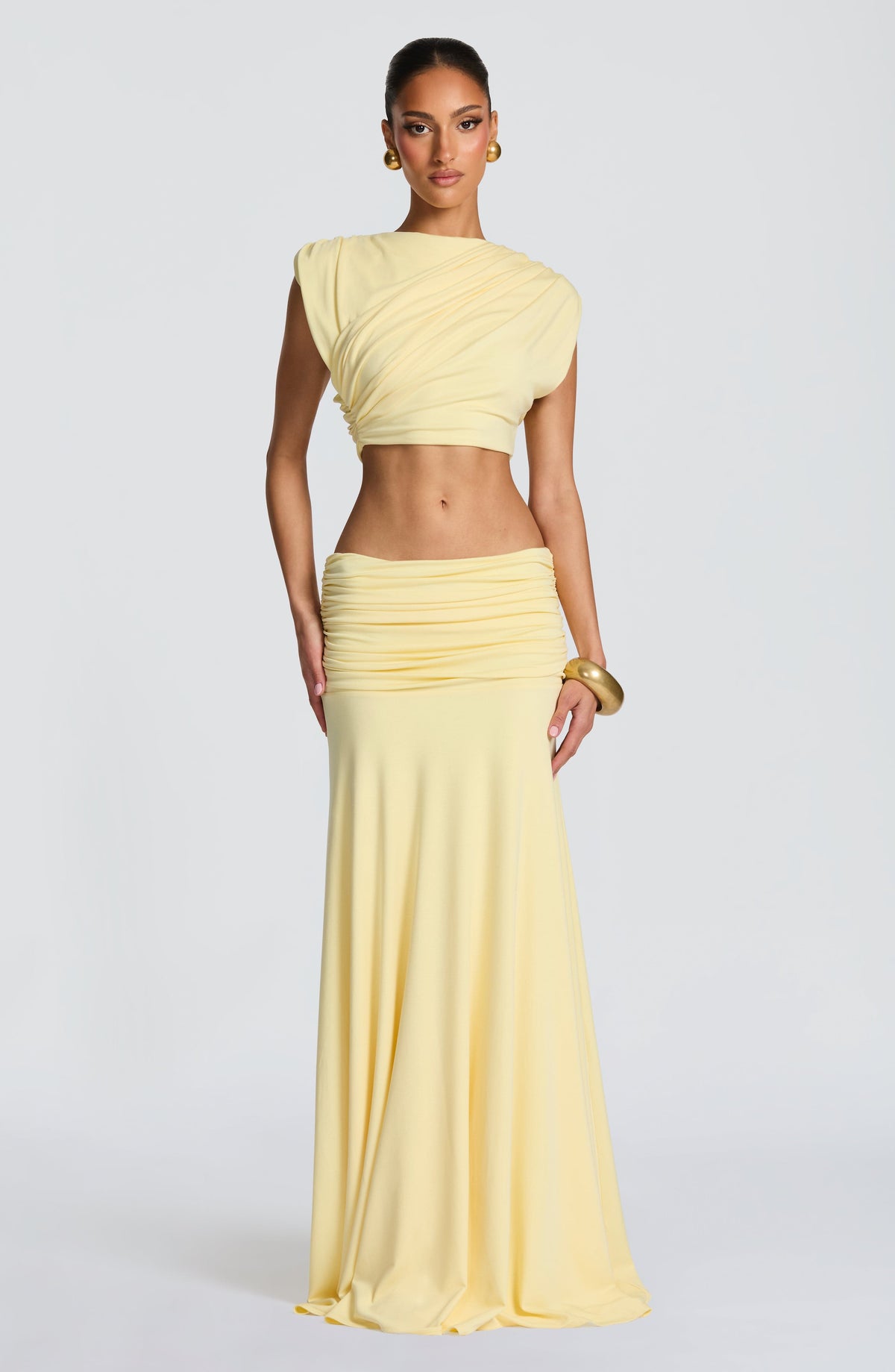 Belavie Paigella Maxi Skirt - Lemon