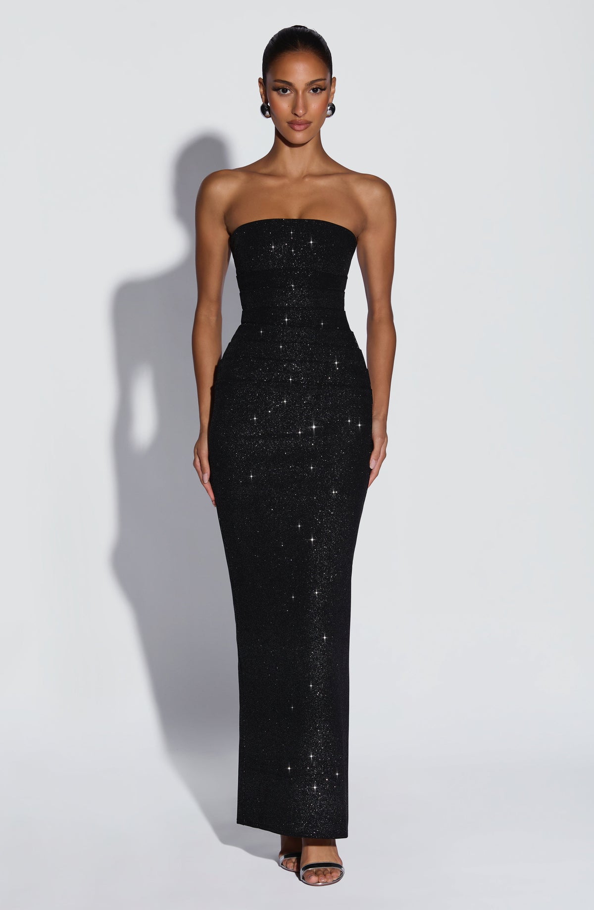 Belavie Pandrella Maxi Dress - Black Sparkle