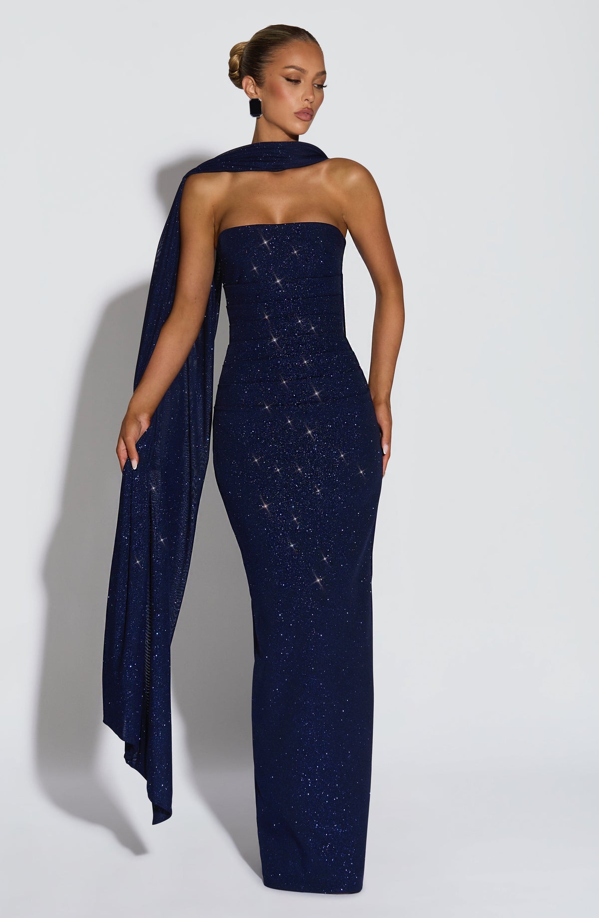 Belavie Pandrella Maxi Dress - Navy Sparkle