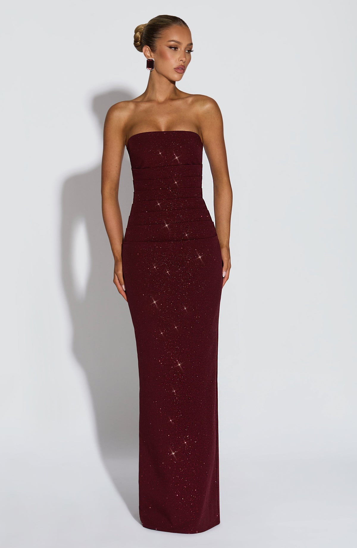 Belavie Pandrella Maxi Dress - Wine Sparkle