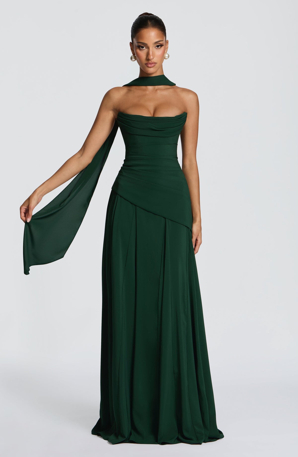 Belavie Patriciella Maxi Dress - Emerald
