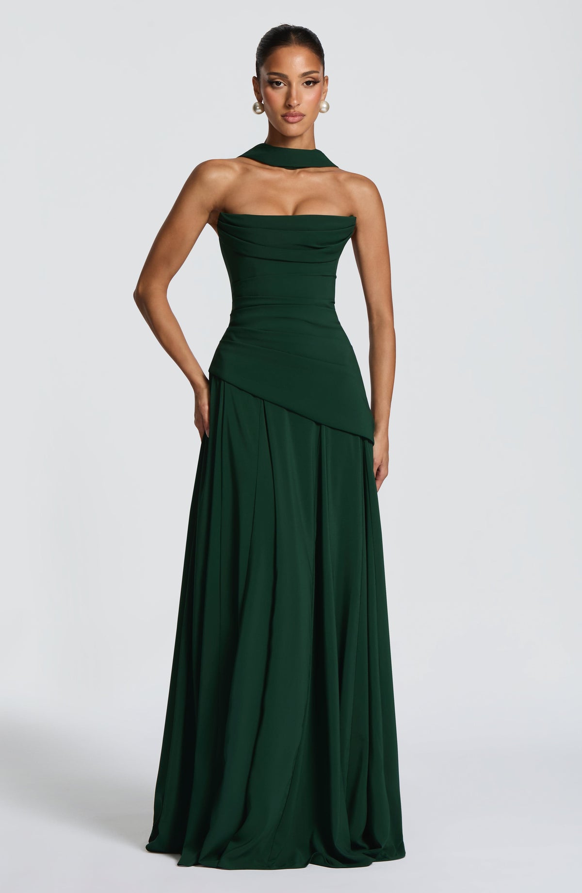 Belavie Patriciella Maxi Dress - Emerald