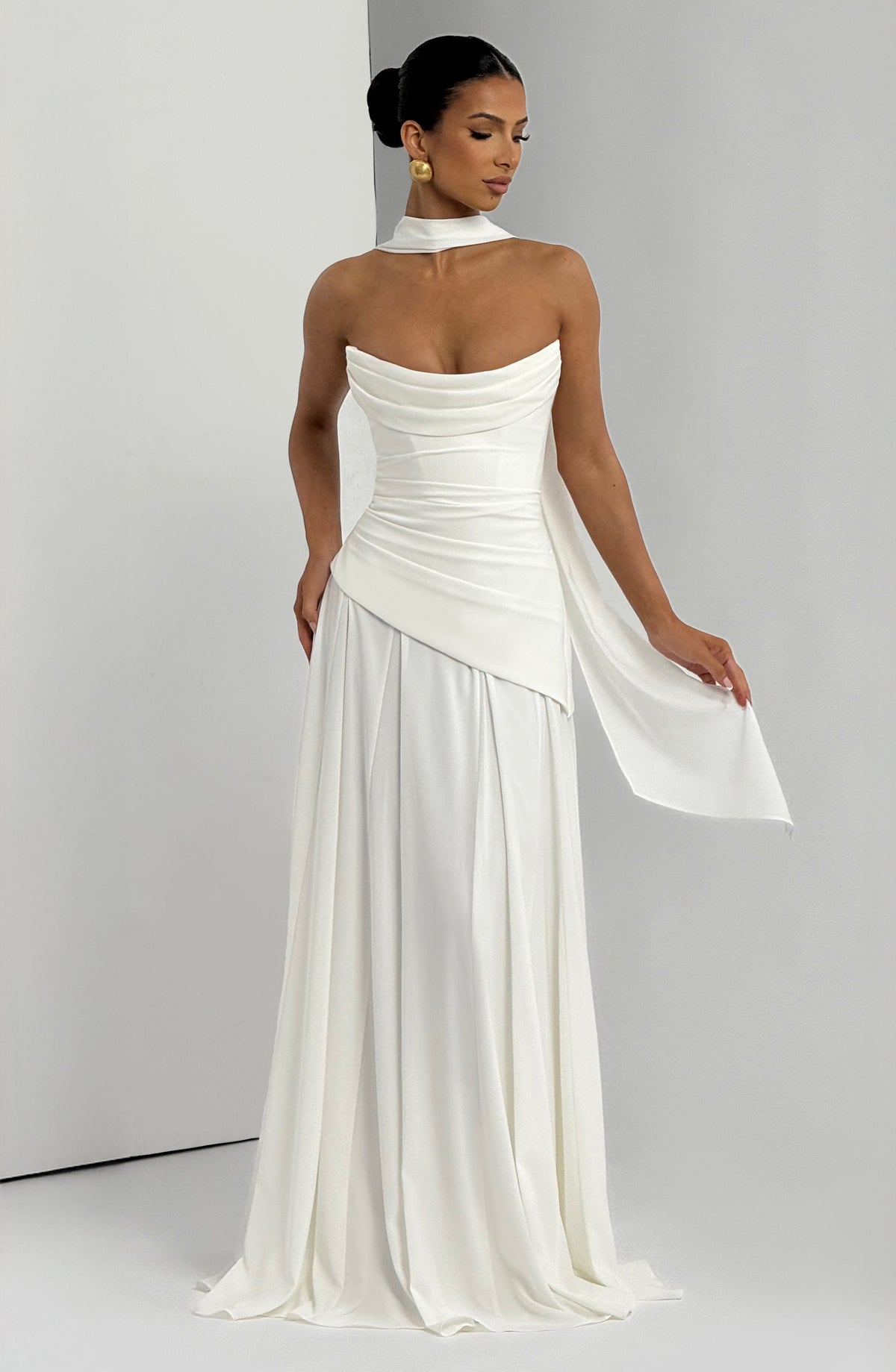 Belavie Patriciella Maxi Dress - Ivory
