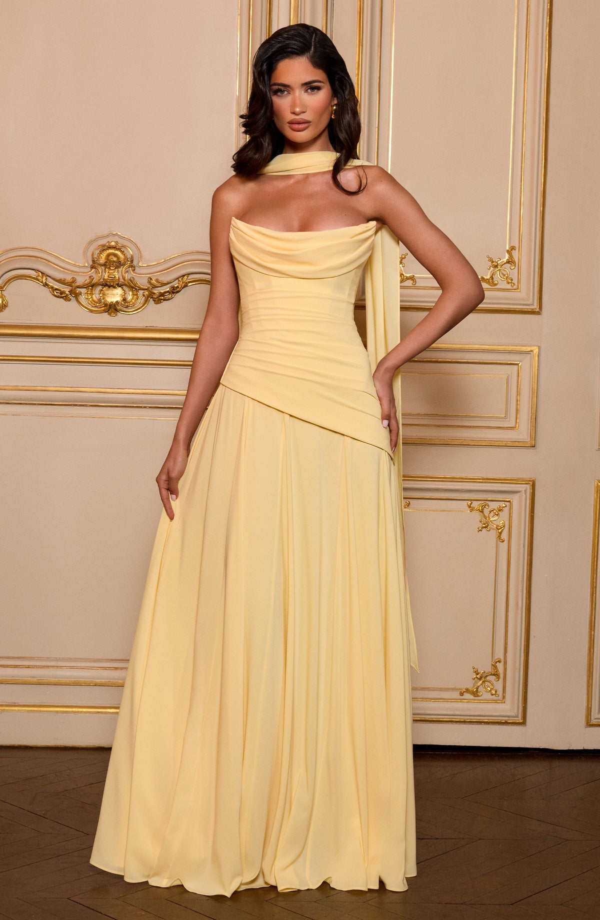 Belavie Patriciella Maxi Dress - Lemon