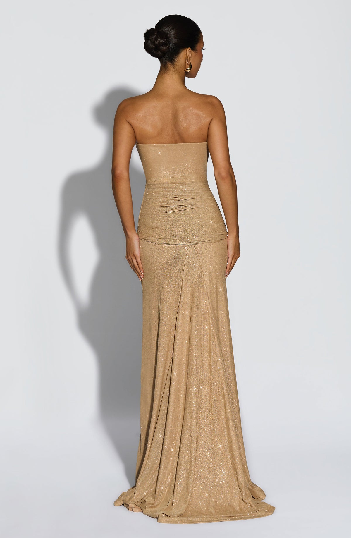 Belavie Paulella Maxi Dress - Gold Sparkle