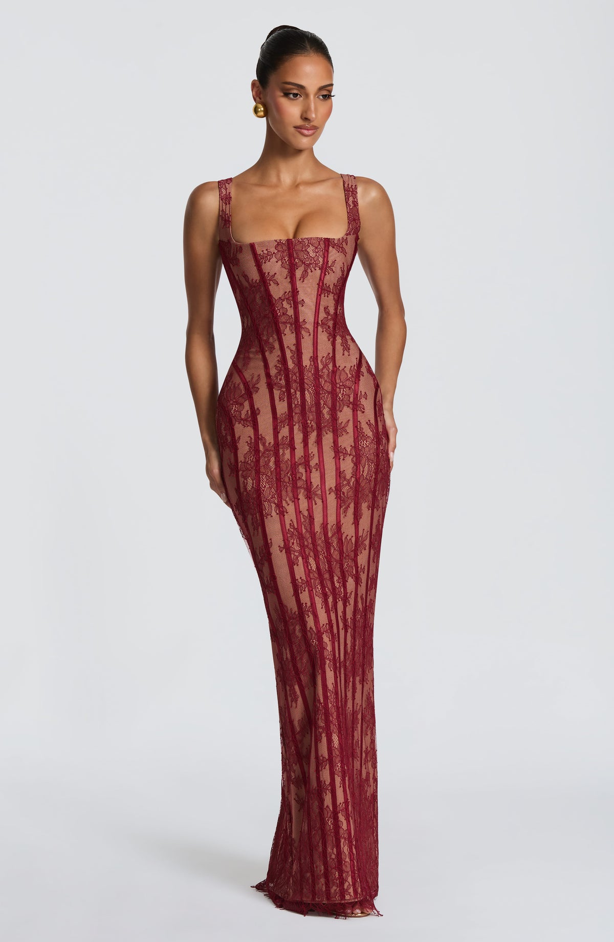 Belavie Polinella Maxi Dress - Burgundy