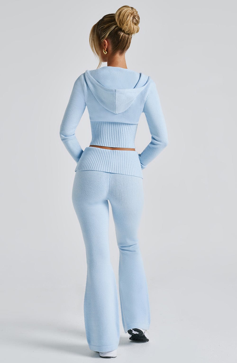 Belavie Portiella Knit Pants - Baby Blue