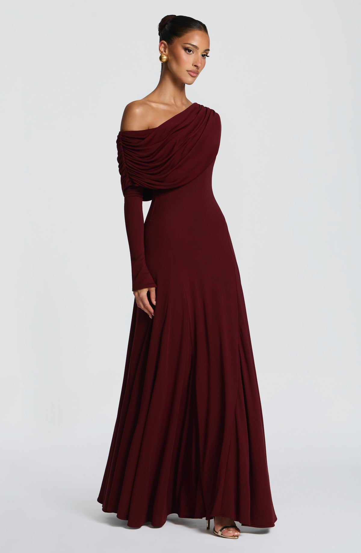 Belavie Rafaelella Maxi Dress - Cherry Lacquer