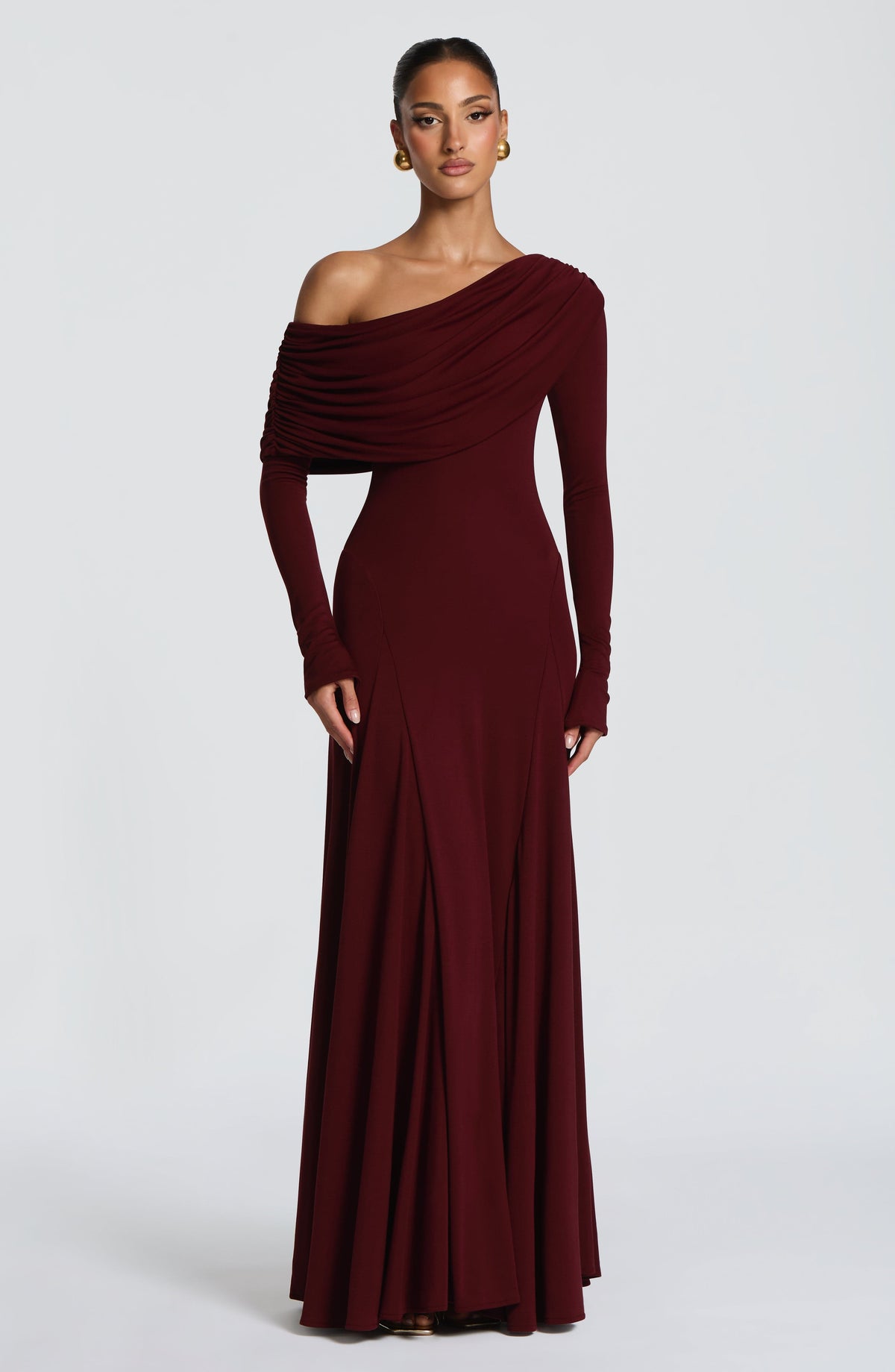 Belavie Rafaelella Maxi Dress - Cherry Lacquer