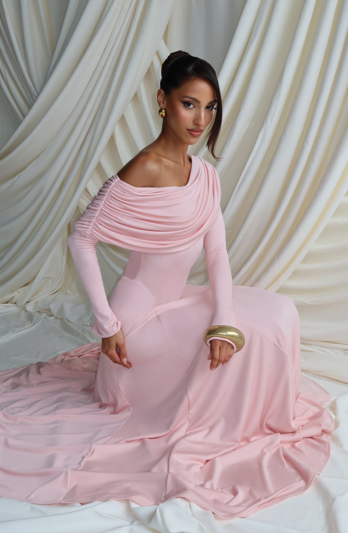 Belavie Rafaelella Maxi Dress - Soft Blush