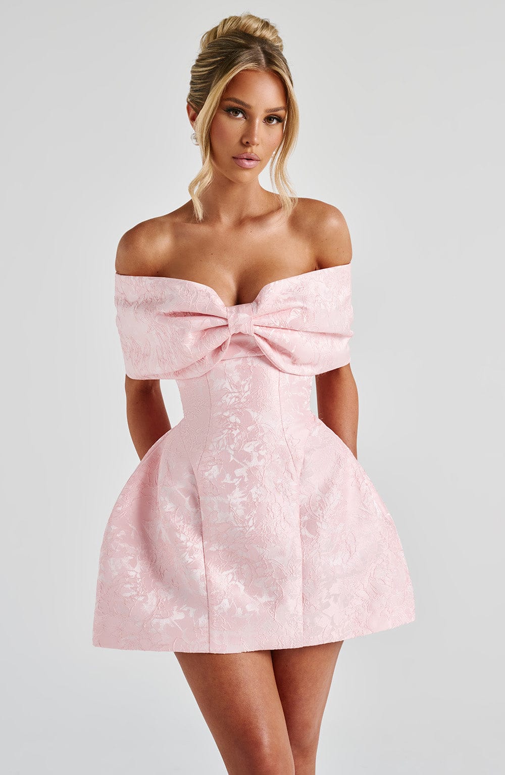 Belavie Raquela Mini Dress - Blush