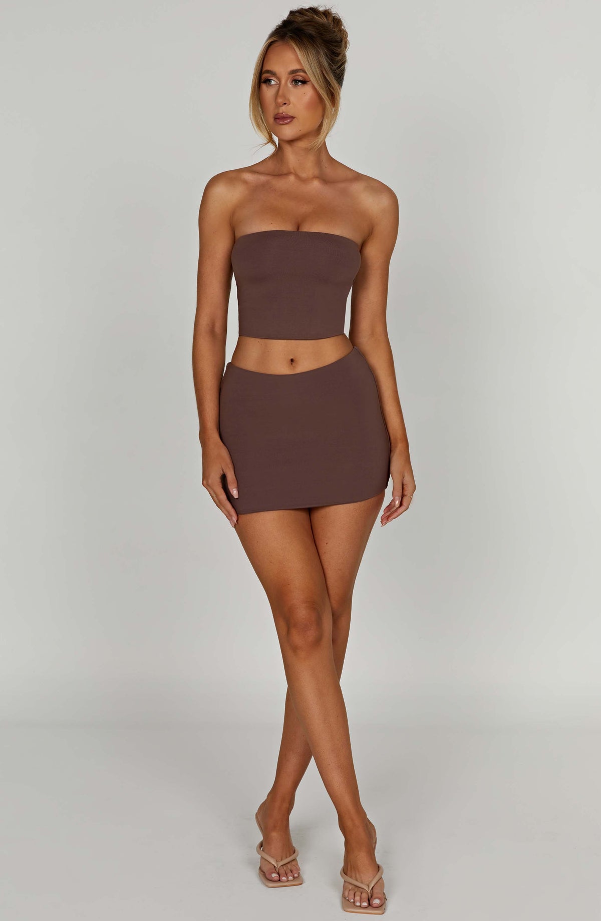 Belavie Reinne Mini Skirt - Chocolate