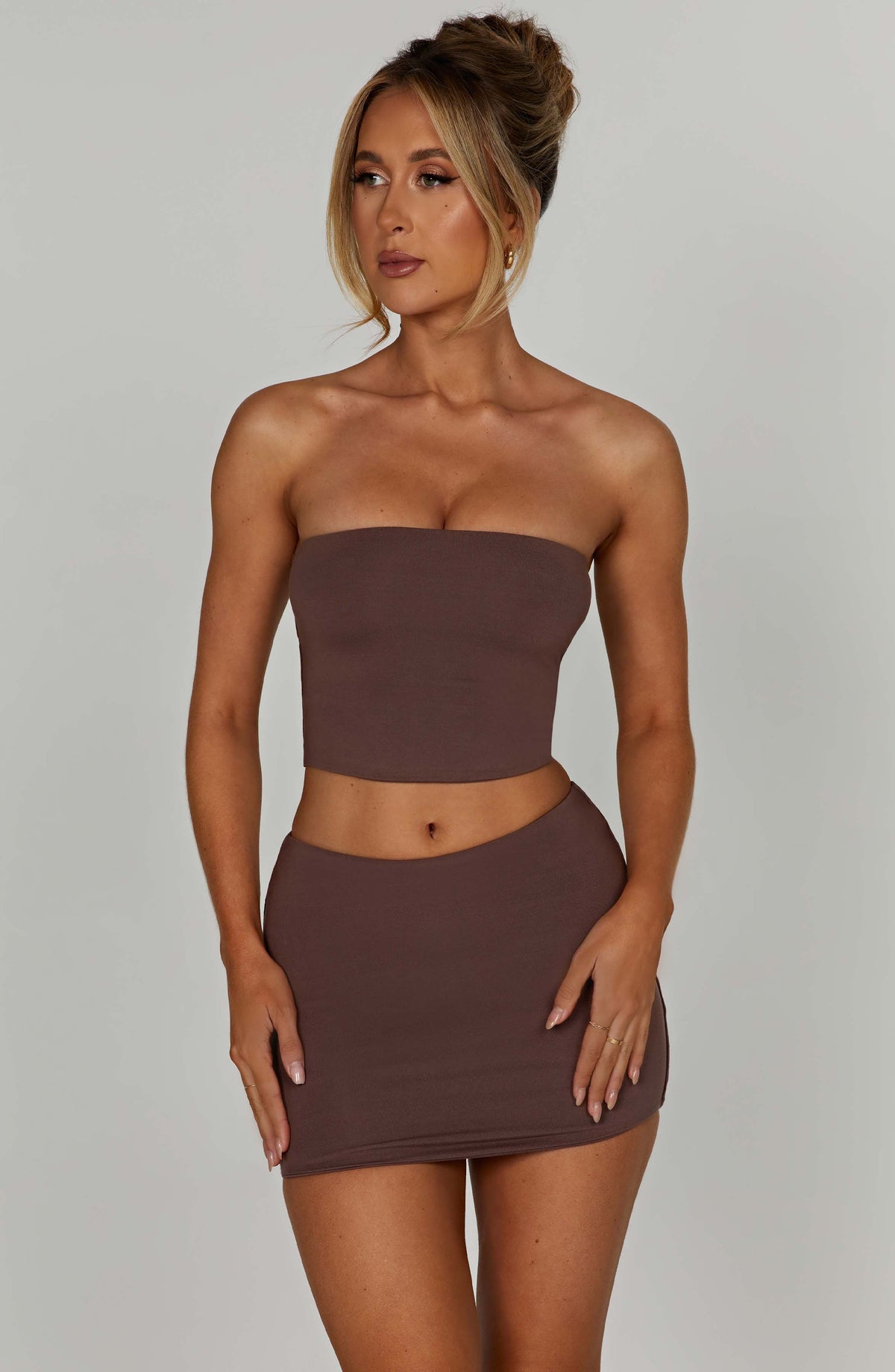 Belavie Reinne Mini Skirt - Chocolate