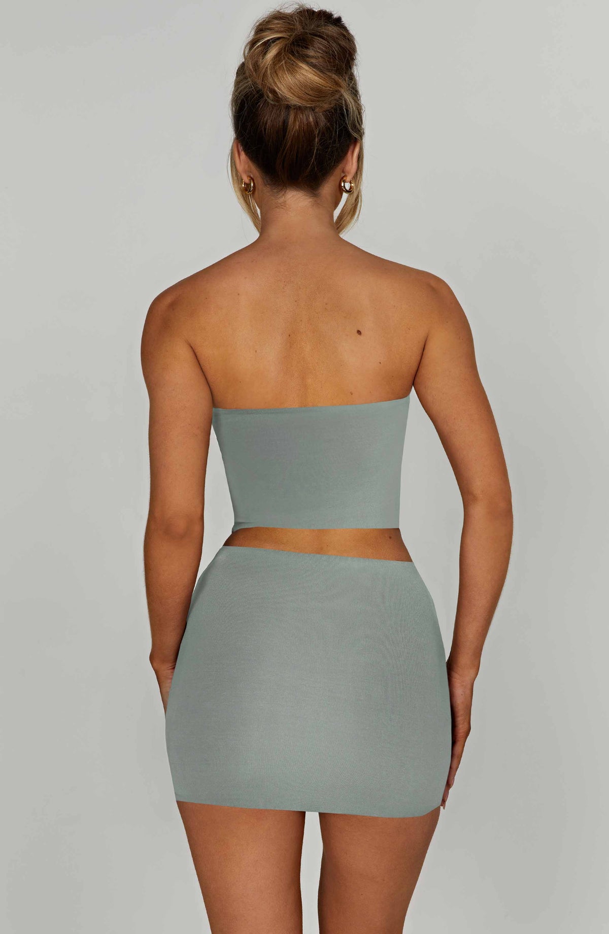 Belavie Reinne Mini Skirt - Steel