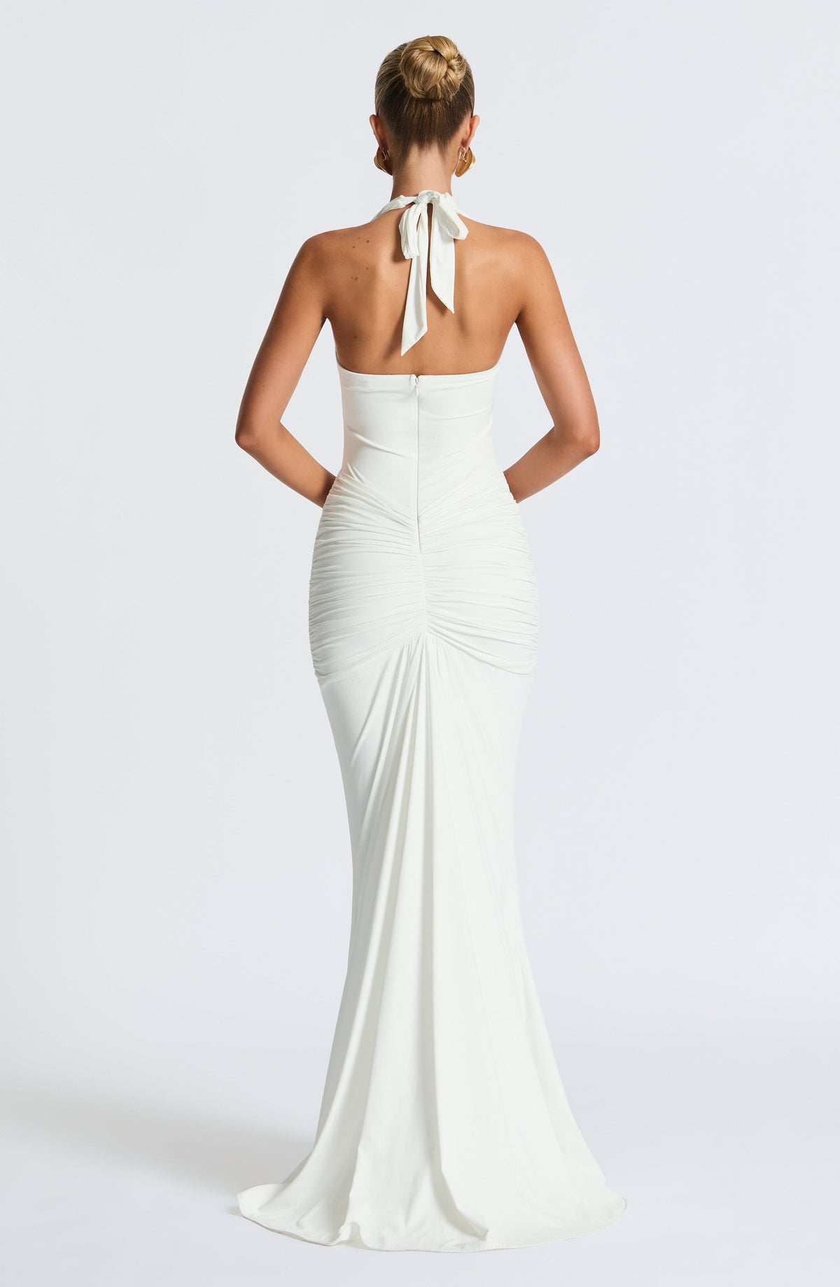 Belavie Rosettella Maxi Dress - White