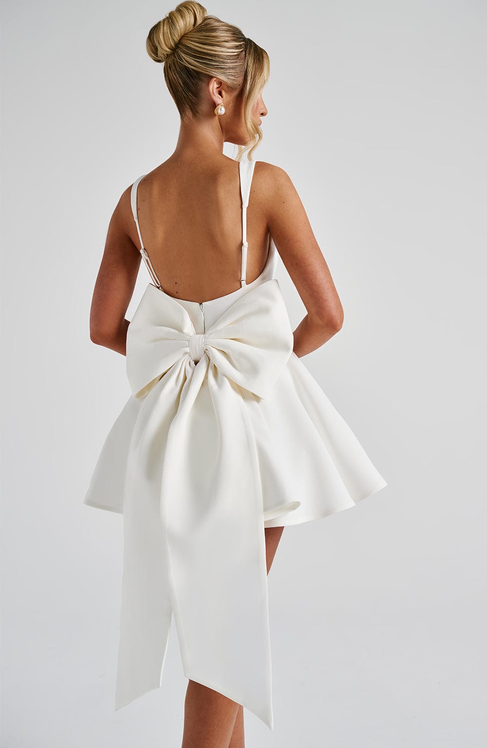 Belavie Ruella Mini Dress - Ivory