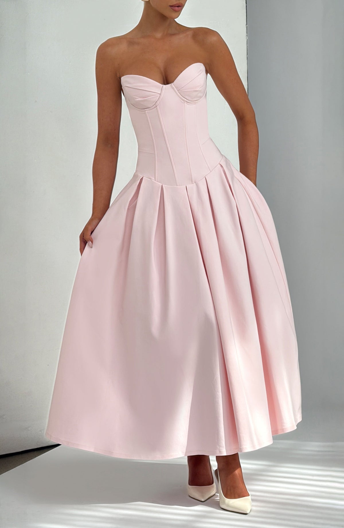 Belavie Salmella Midi Dress - Blush