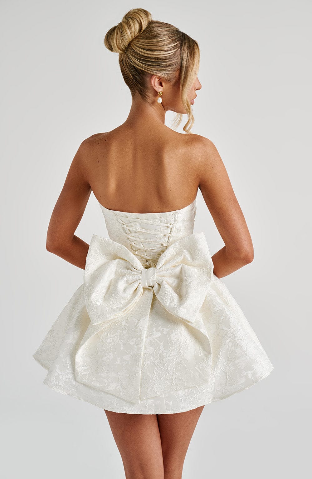 Belavie Salomella Mini Dress - Ivory