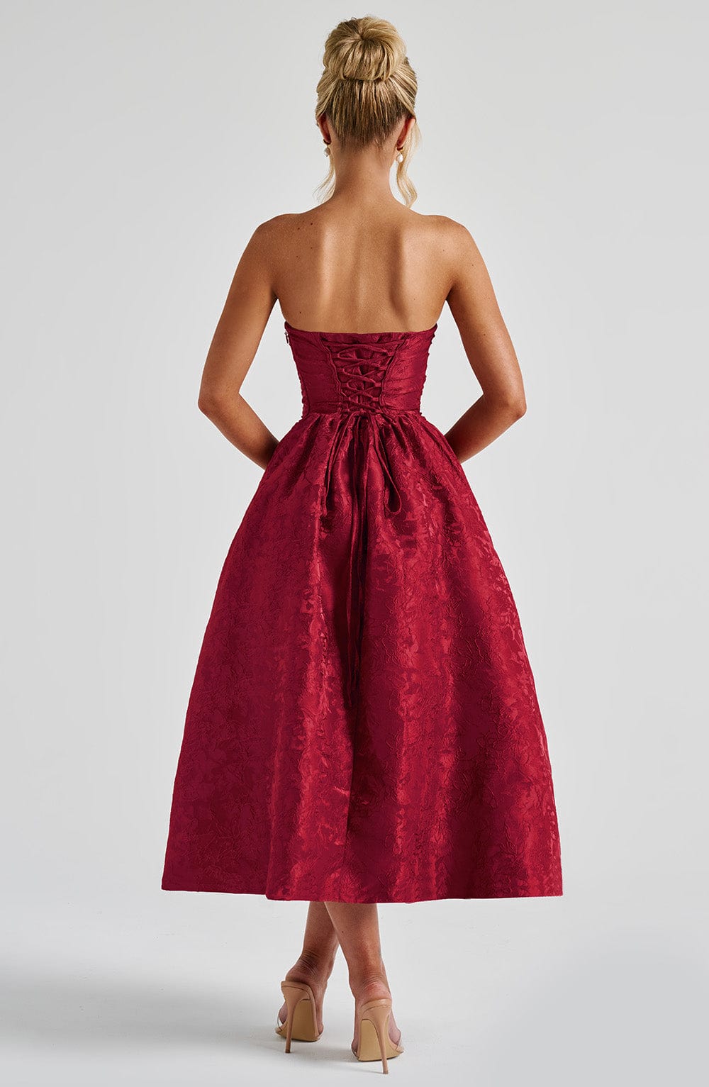 Belavie Saoirsella Midi Dress - Red