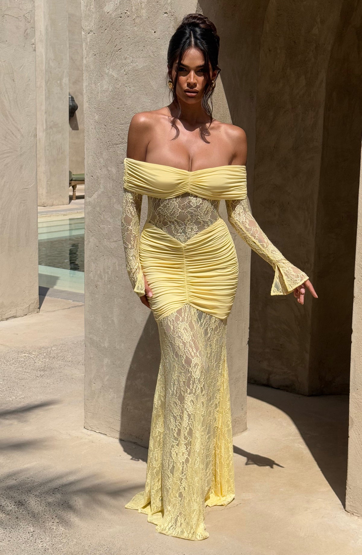 Belavie Saulinella Maxi Dress - Lemon