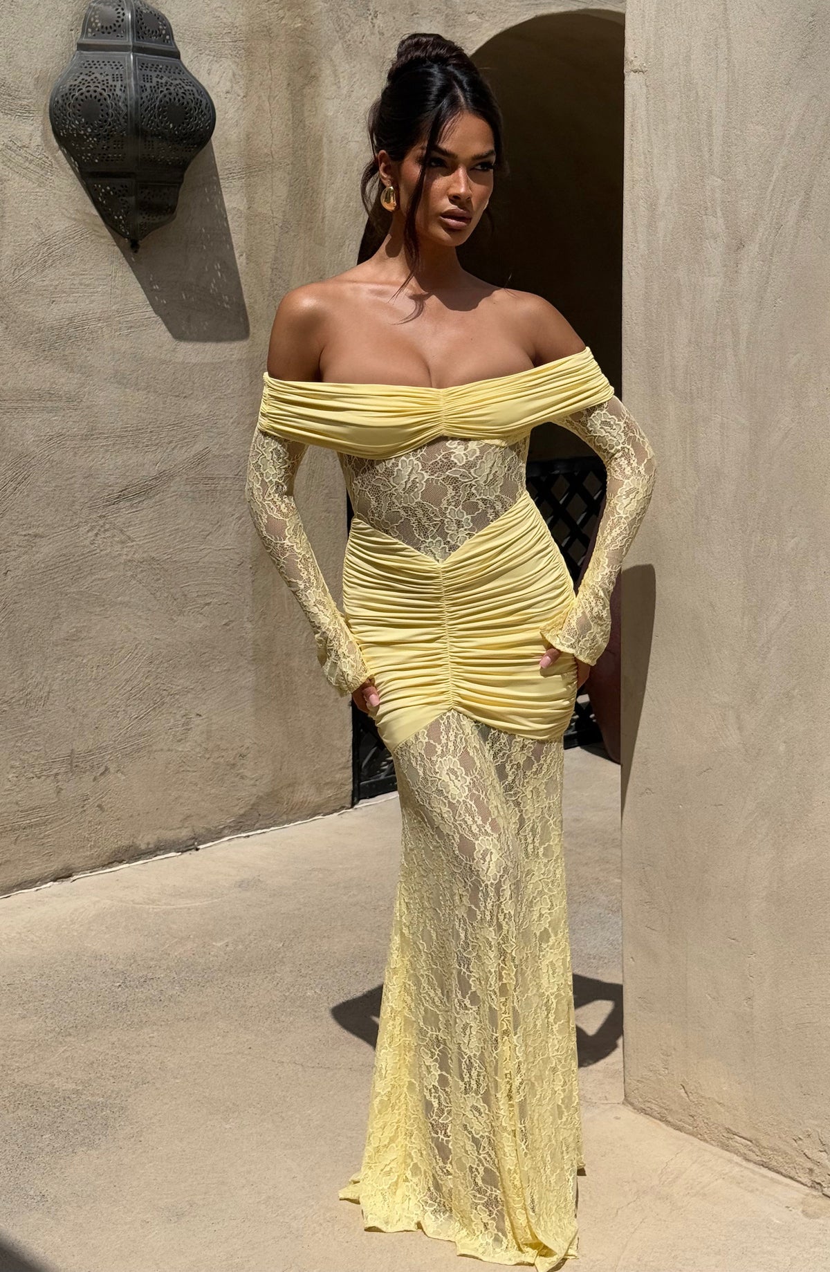 Belavie Saulinella Maxi Dress - Lemon