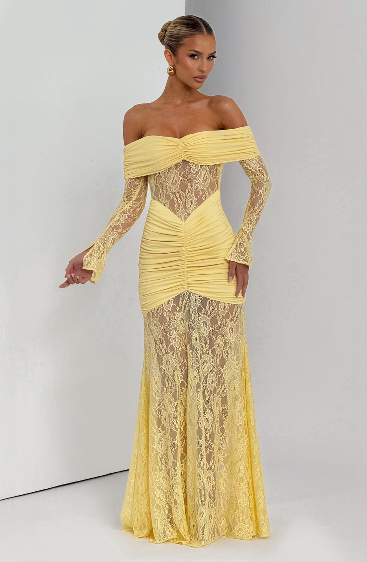 Belavie Saulinella Maxi Dress - Lemon