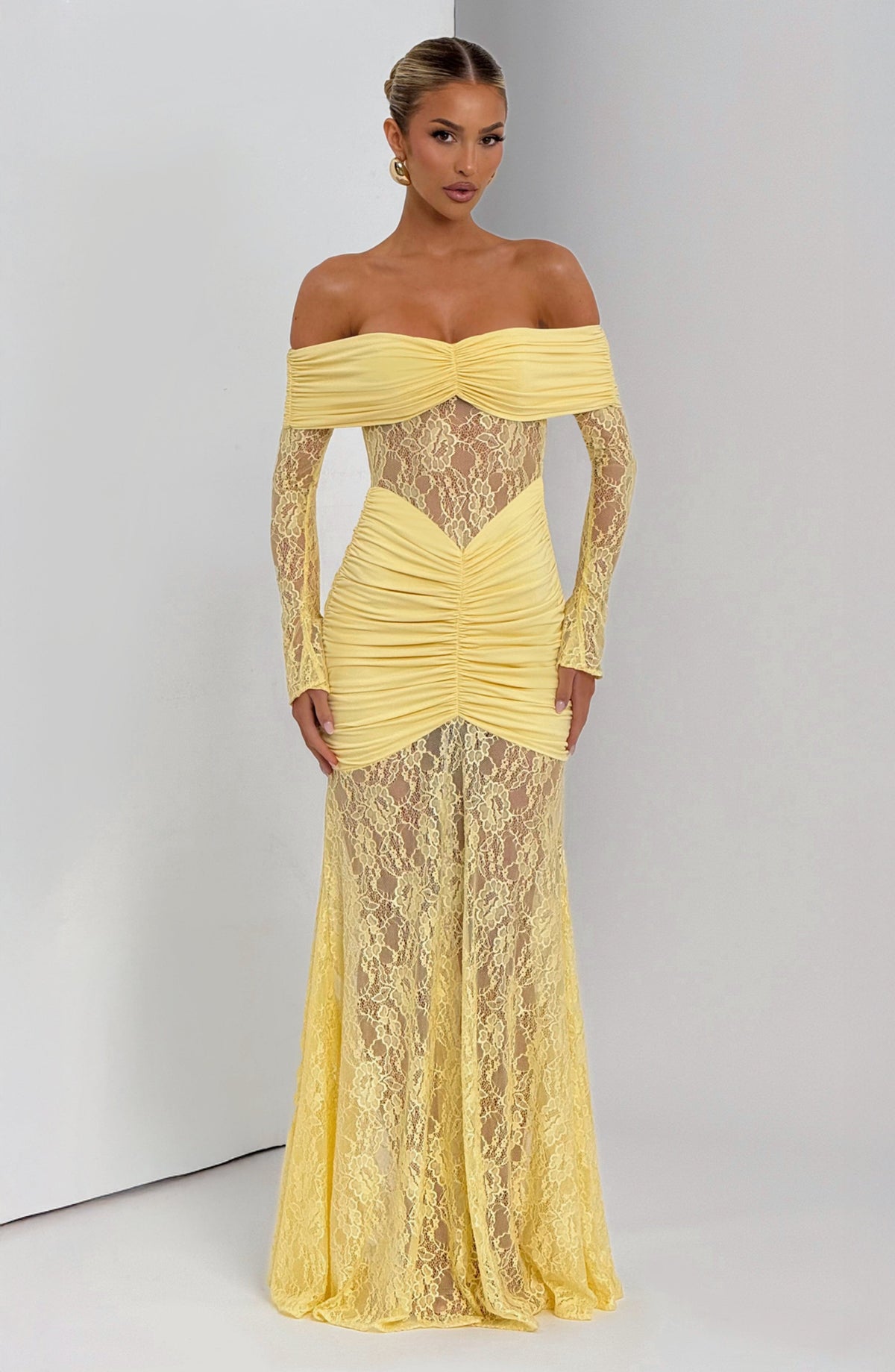 Belavie Saulinella Maxi Dress - Lemon