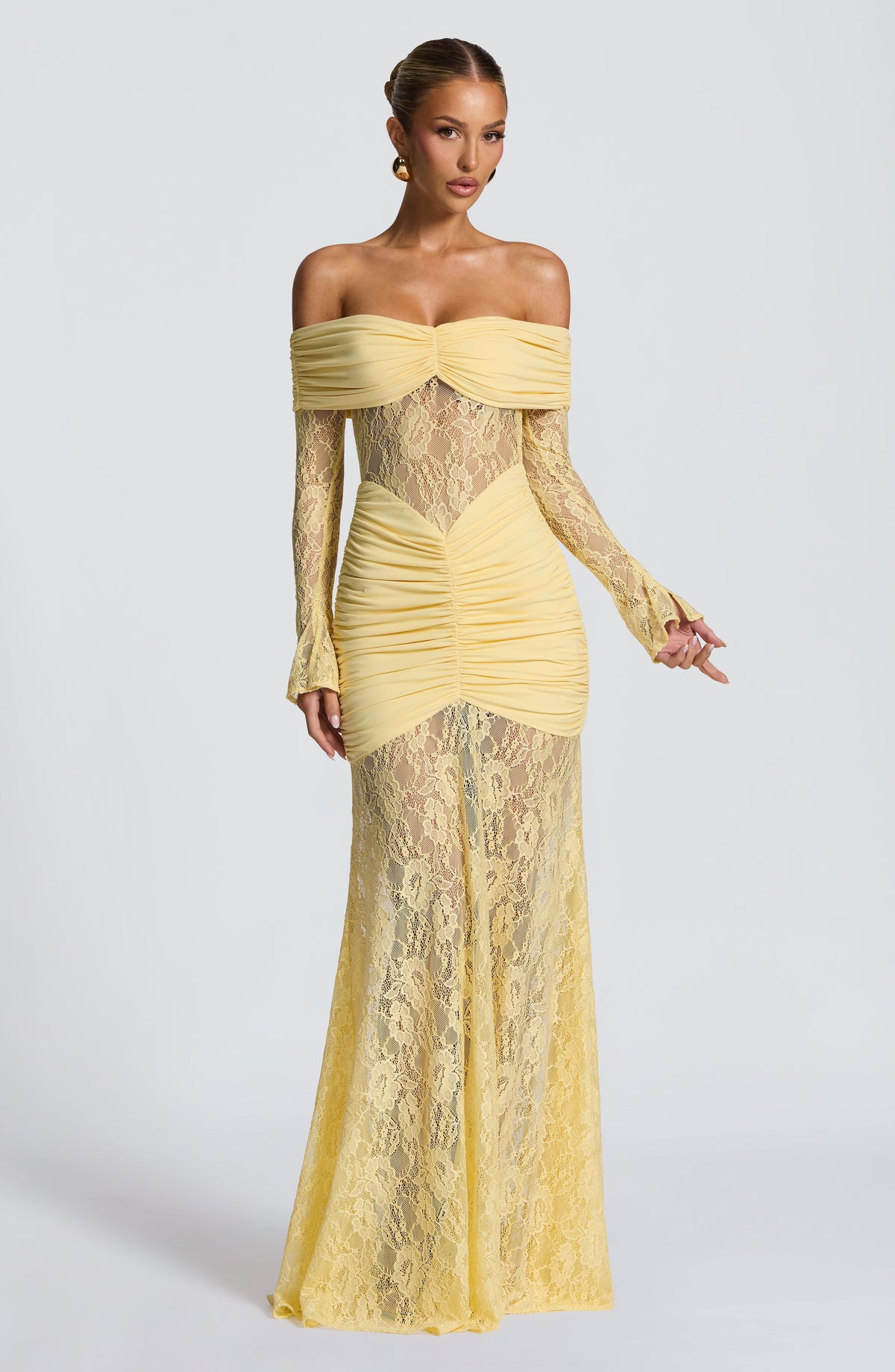 Belavie Saulinella Maxi Dress - Lemon