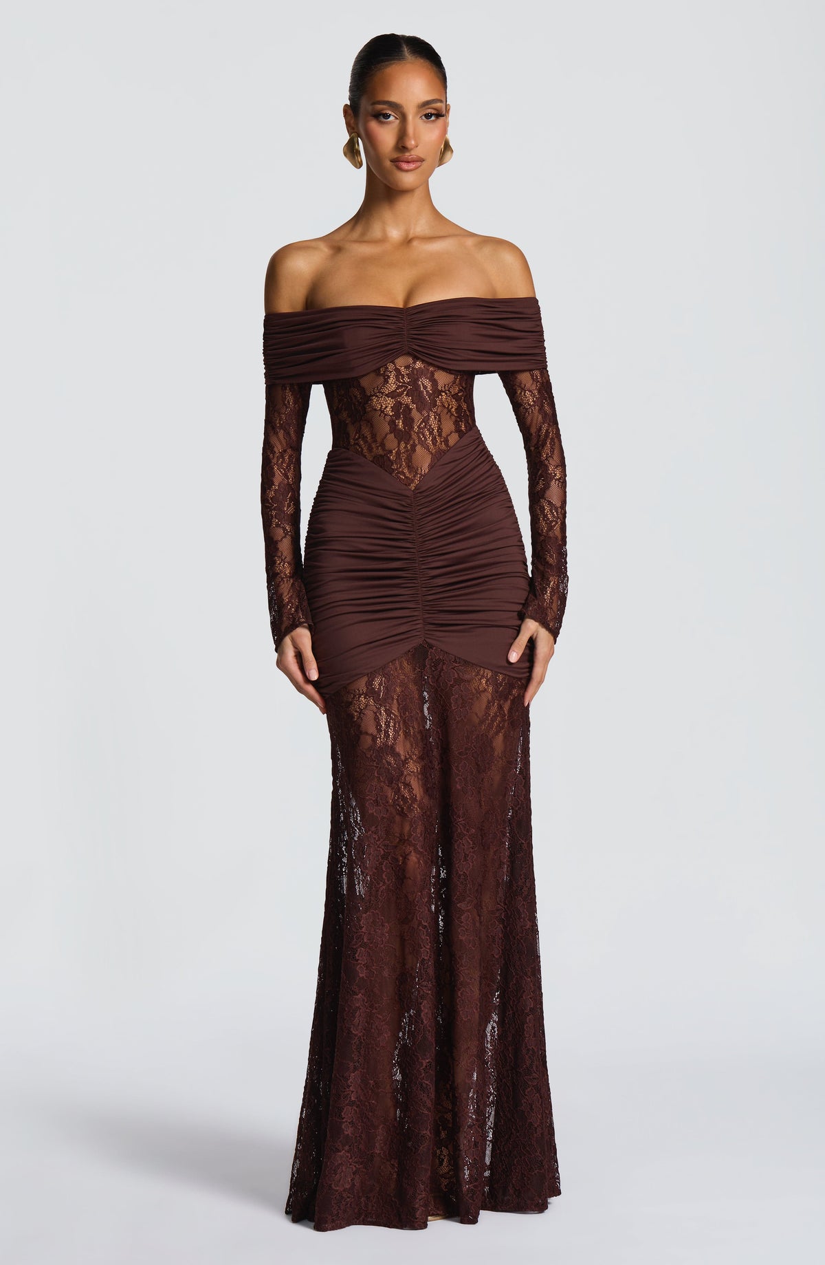 Belavie Saulinella Maxi Dress - Plum Brown