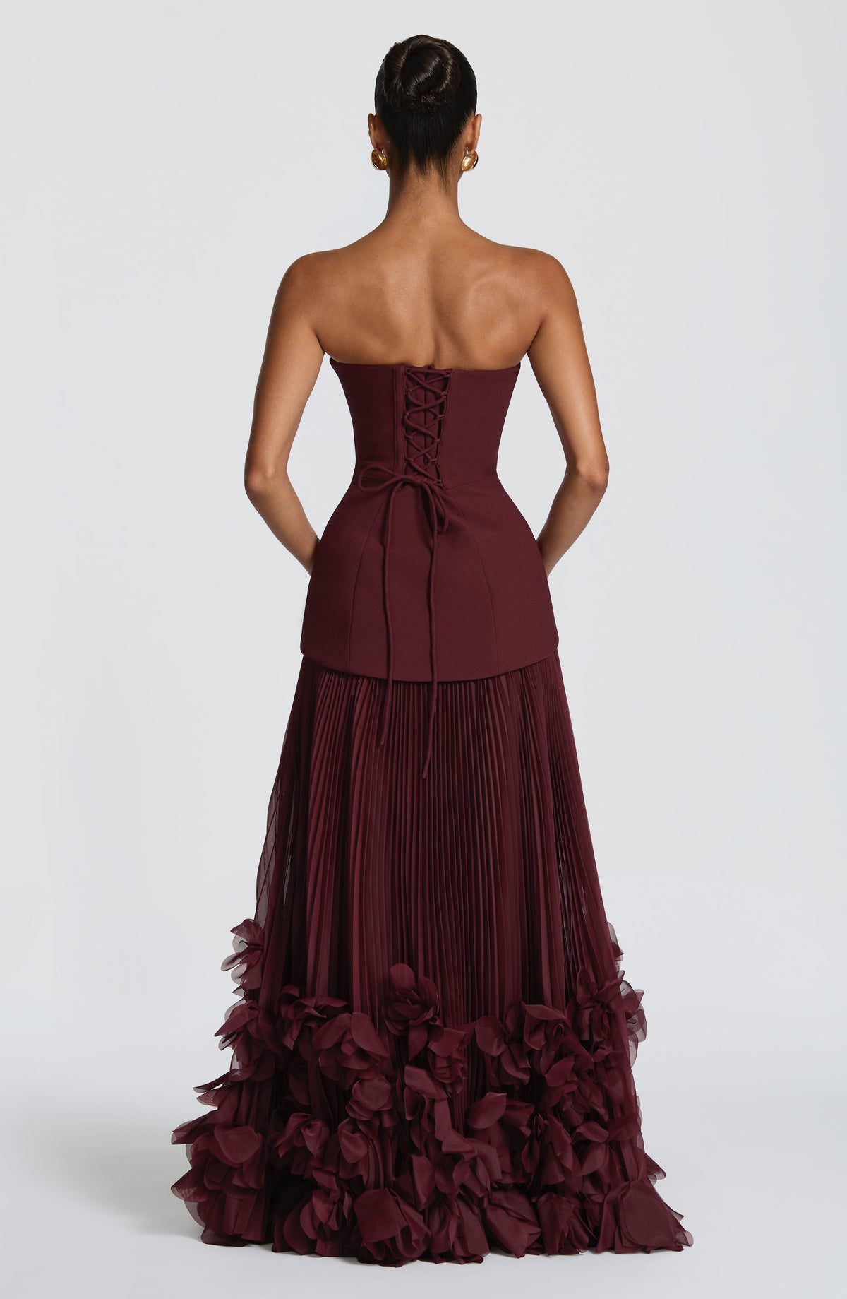 Belavie Seraphinella Gown - Cherry Lacquer