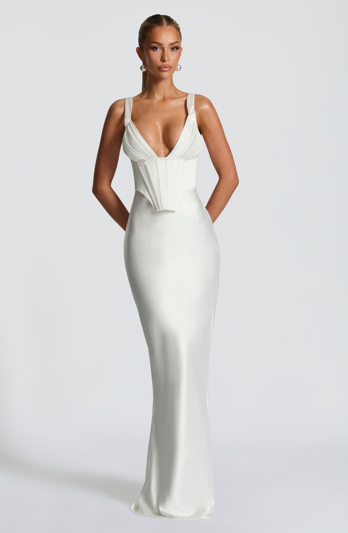 Belavie Shaella Maxi Dress - Ivory