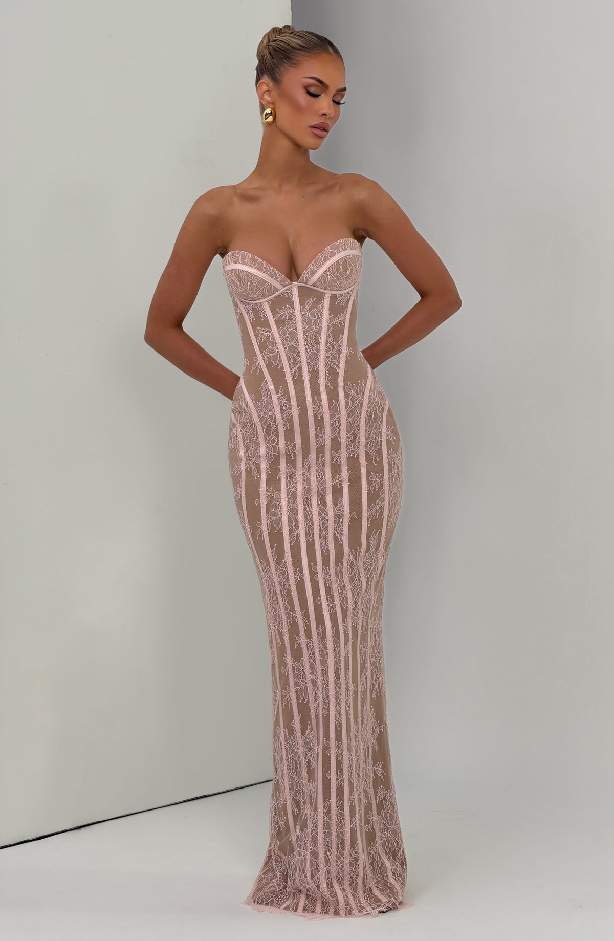 Belavie Sianne Maxi Dress - Blush