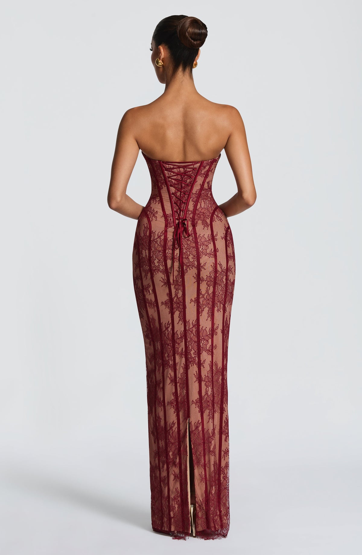 Belavie Sianne Maxi Dress - Burgundy