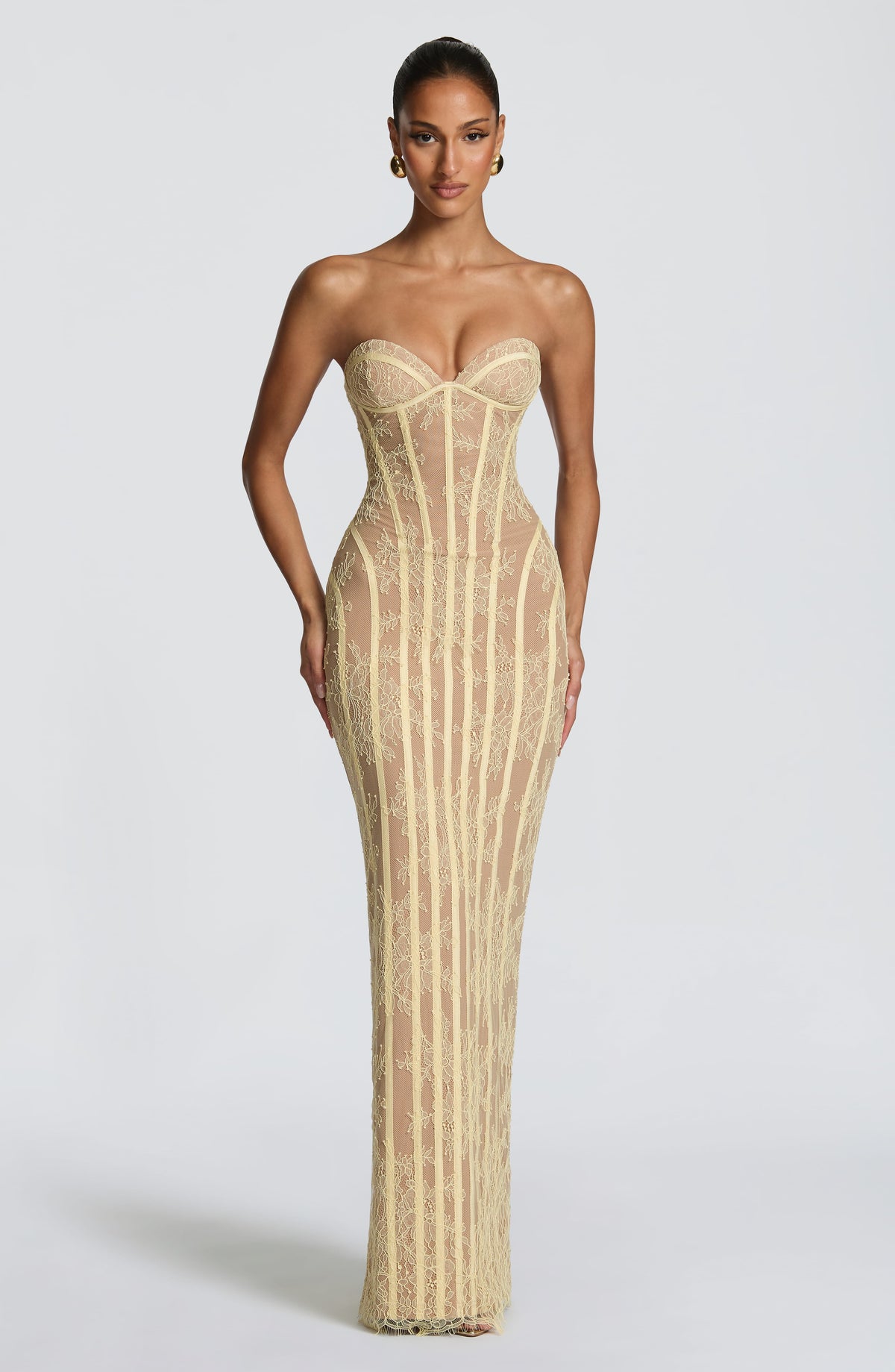 Belavie Sianne Maxi Dress - Lemon