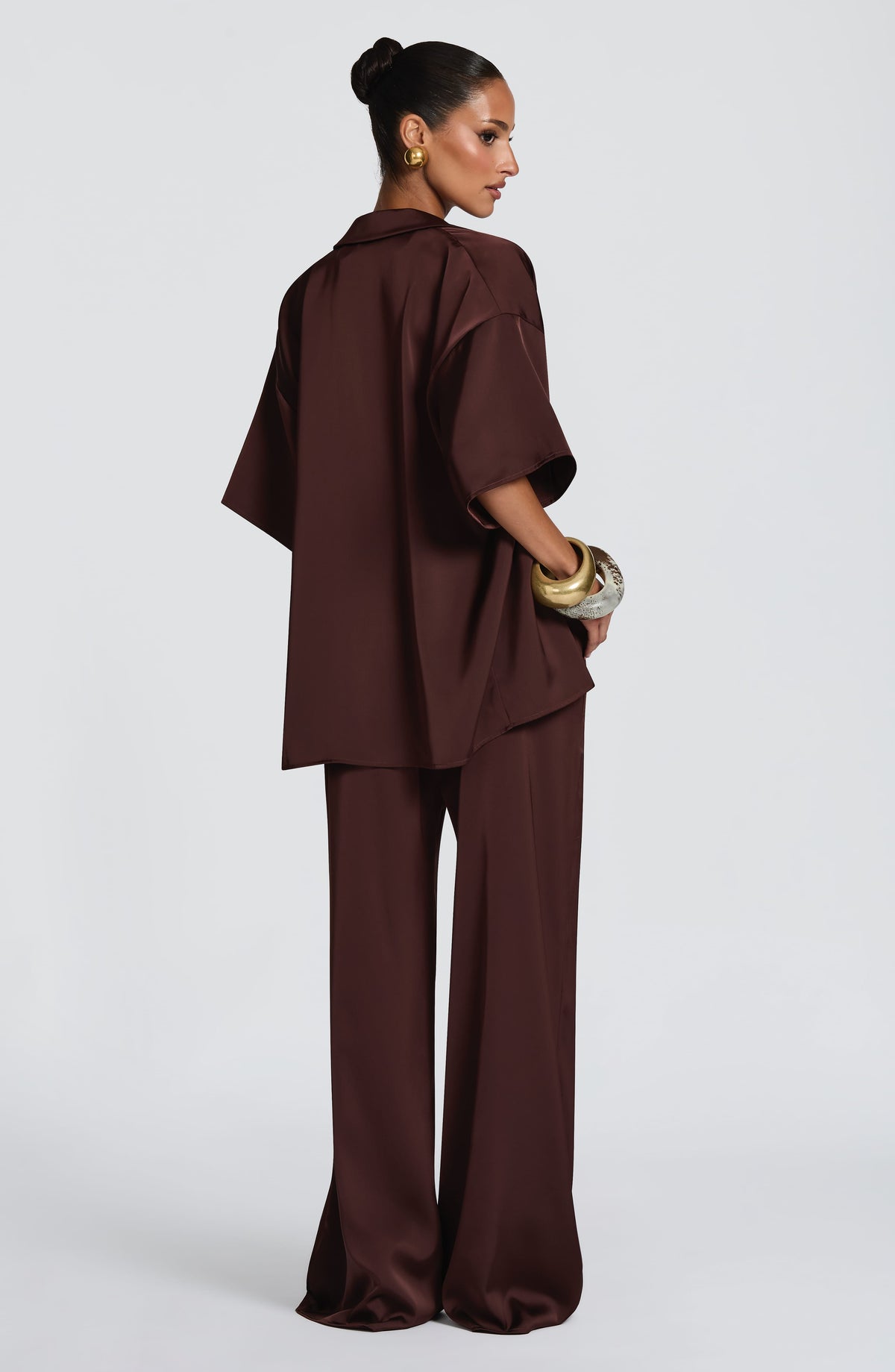 Belavie Soleila Shirt - Plum Brown