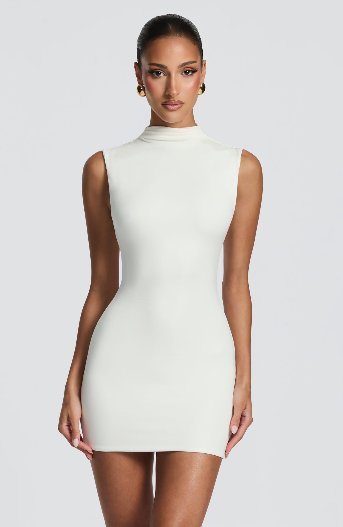 Belavie Solinella Mini Dress - Ivory
