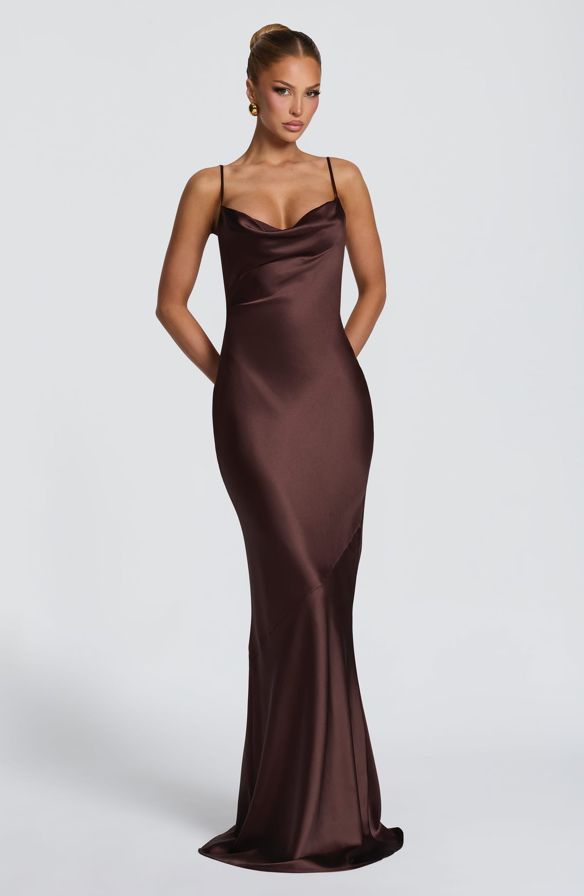 Belavie Sorella Maxi Dress - Plum Brown