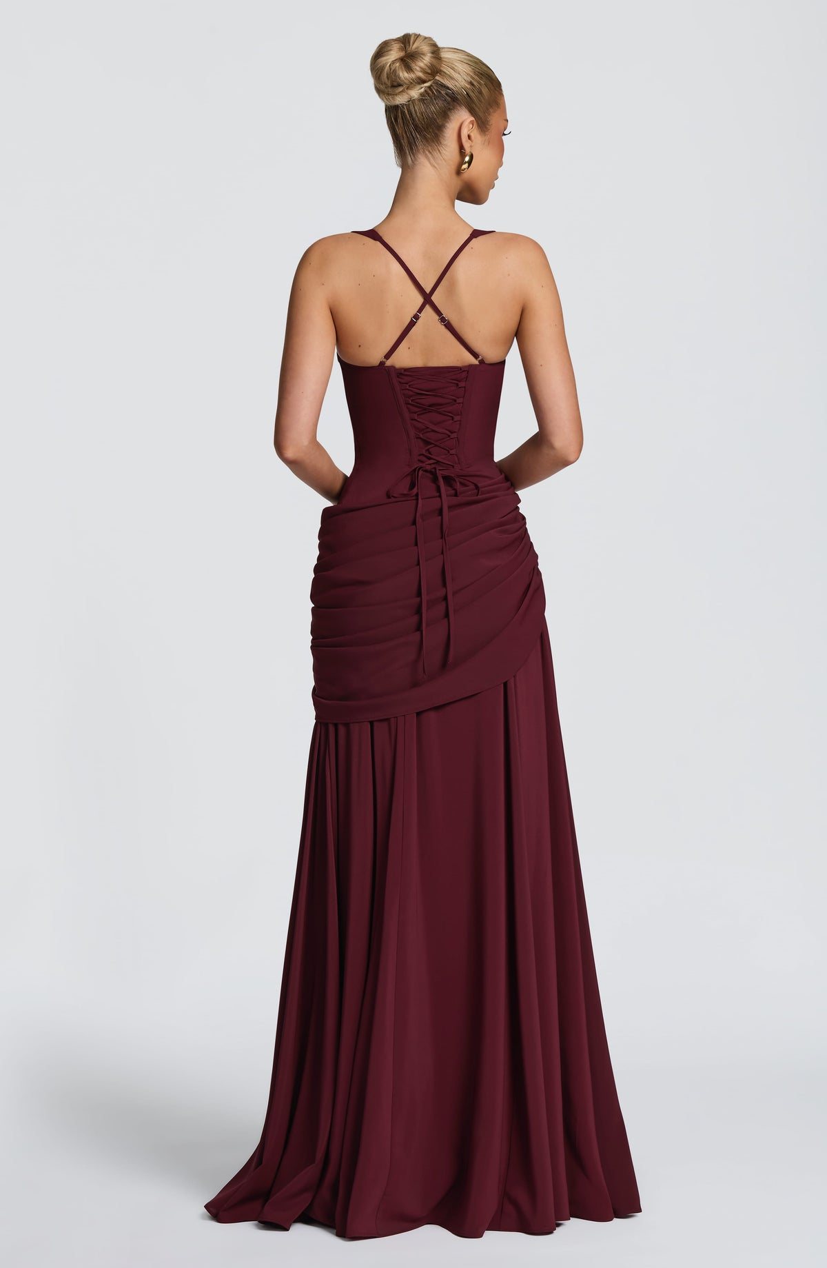Belavie Surella Maxi Dress - Cherry Lacquer