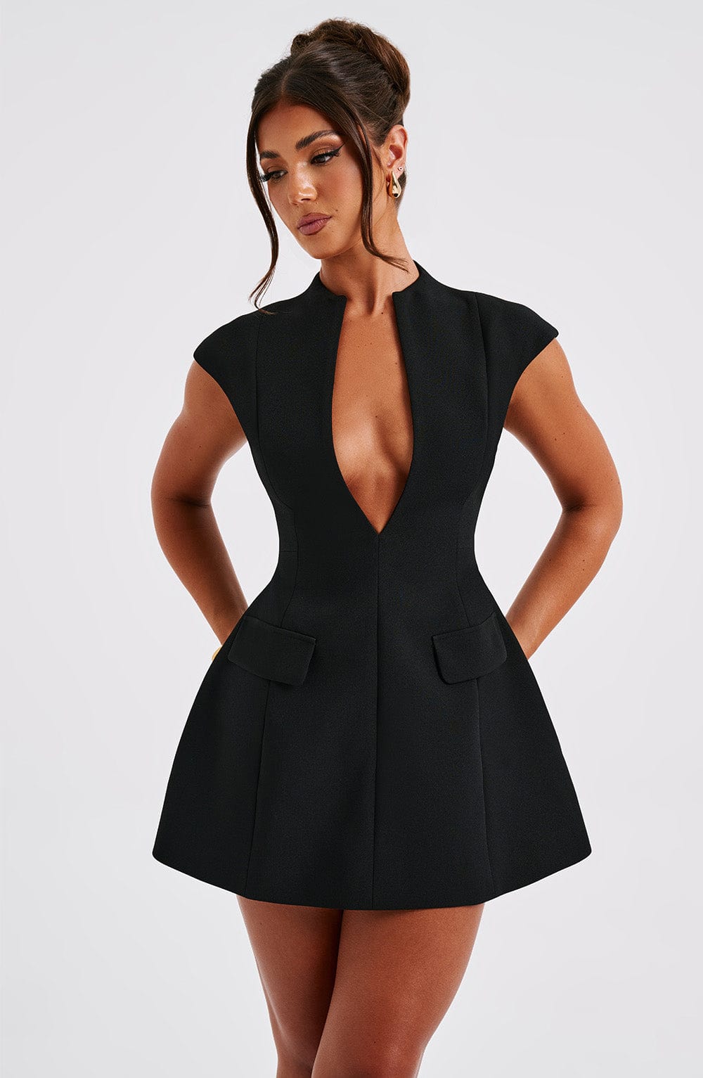 Belavie Suria Mini Dress - Black