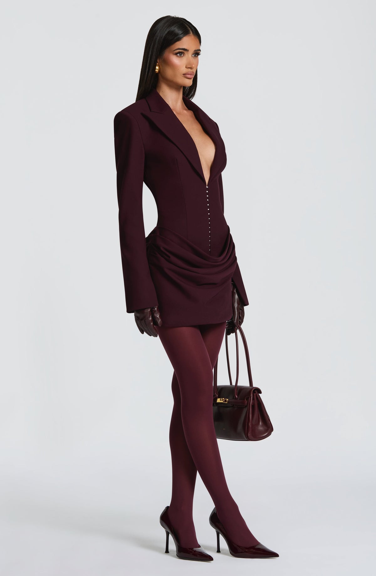 Belavie Susiella Mini Dress - Plum