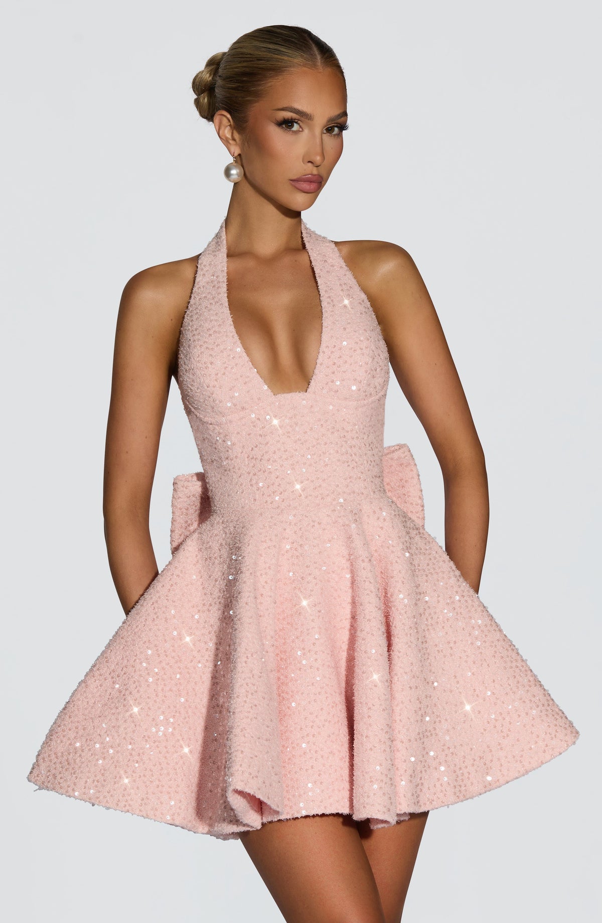 Belavie Talarella Mini Dress - Blush