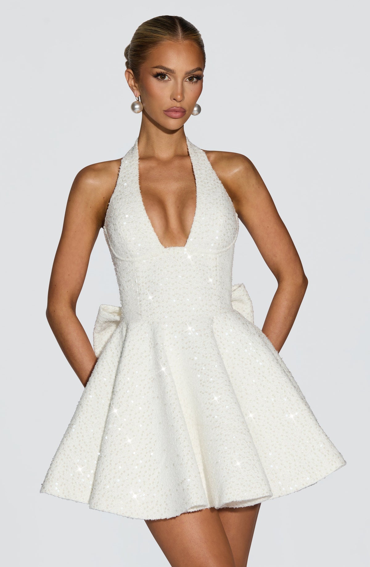 Belavie Talarella Mini Dress - Ivory