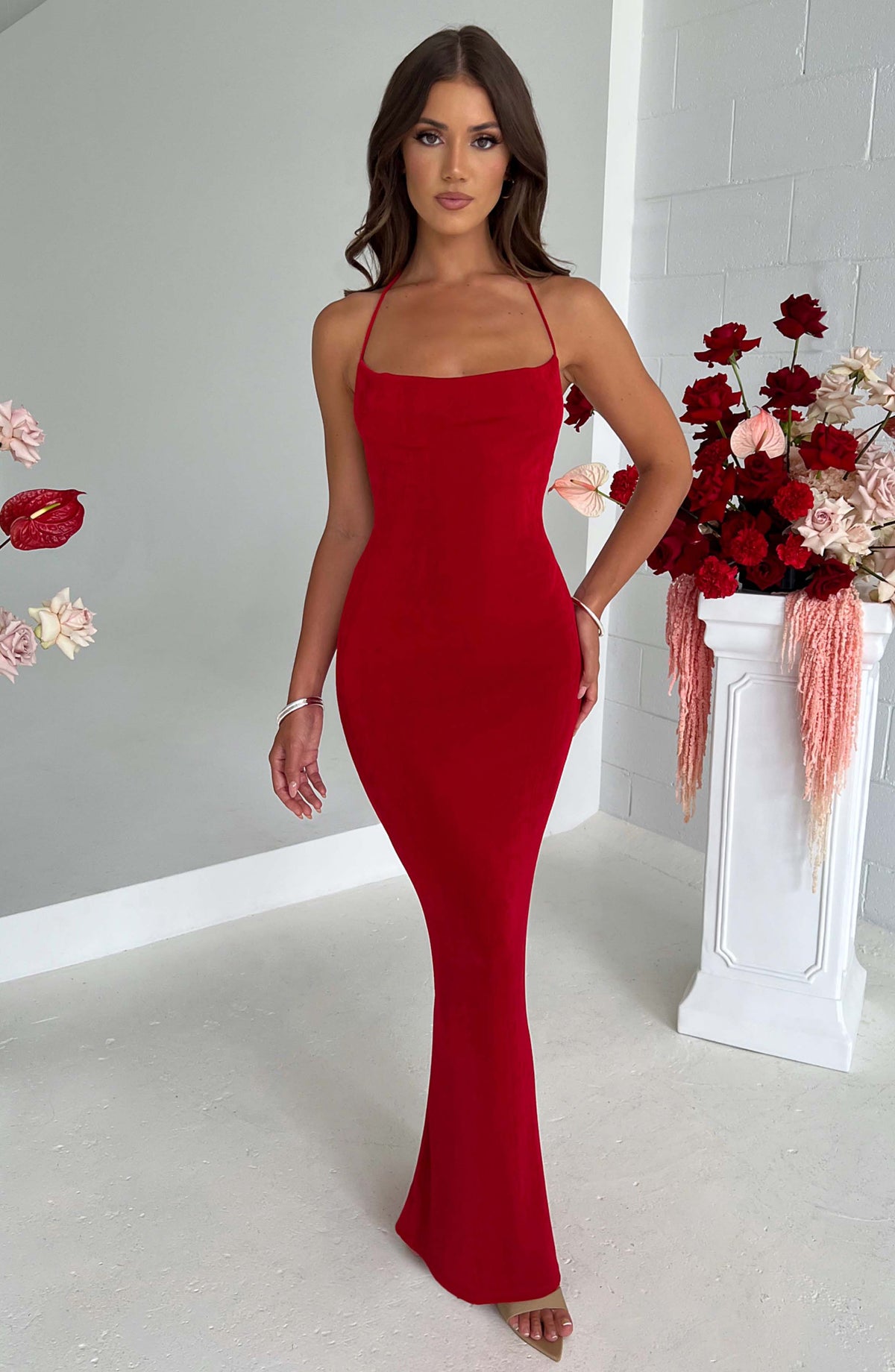 Belavie Talisella Maxi Dress - Red